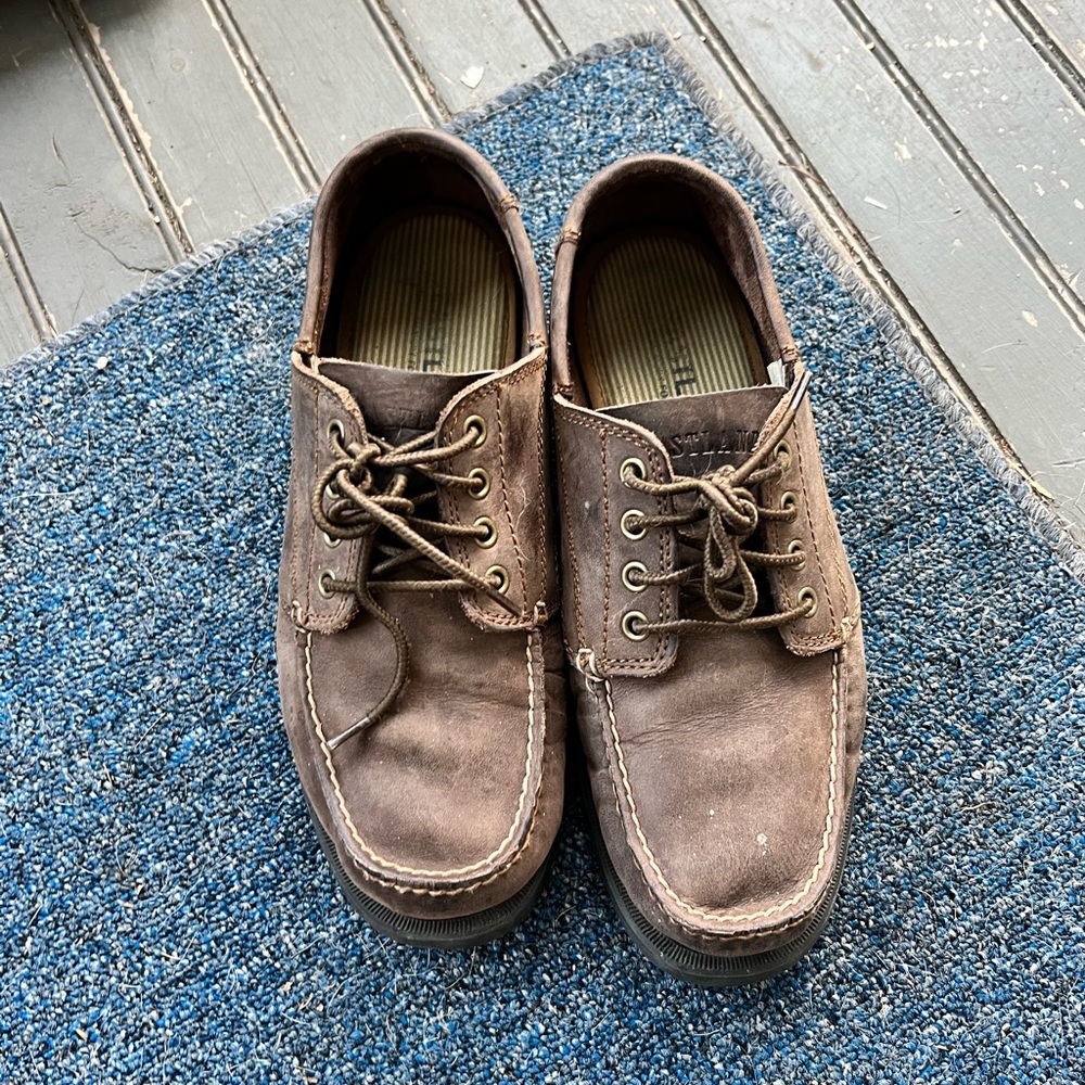 Eastland Men's Falmouth Four Eye
Camp Moc
Oxford,Bomber Brown, Size 10.